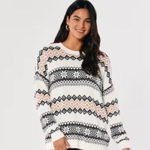 Hollister oversized isle sweater for sea star!